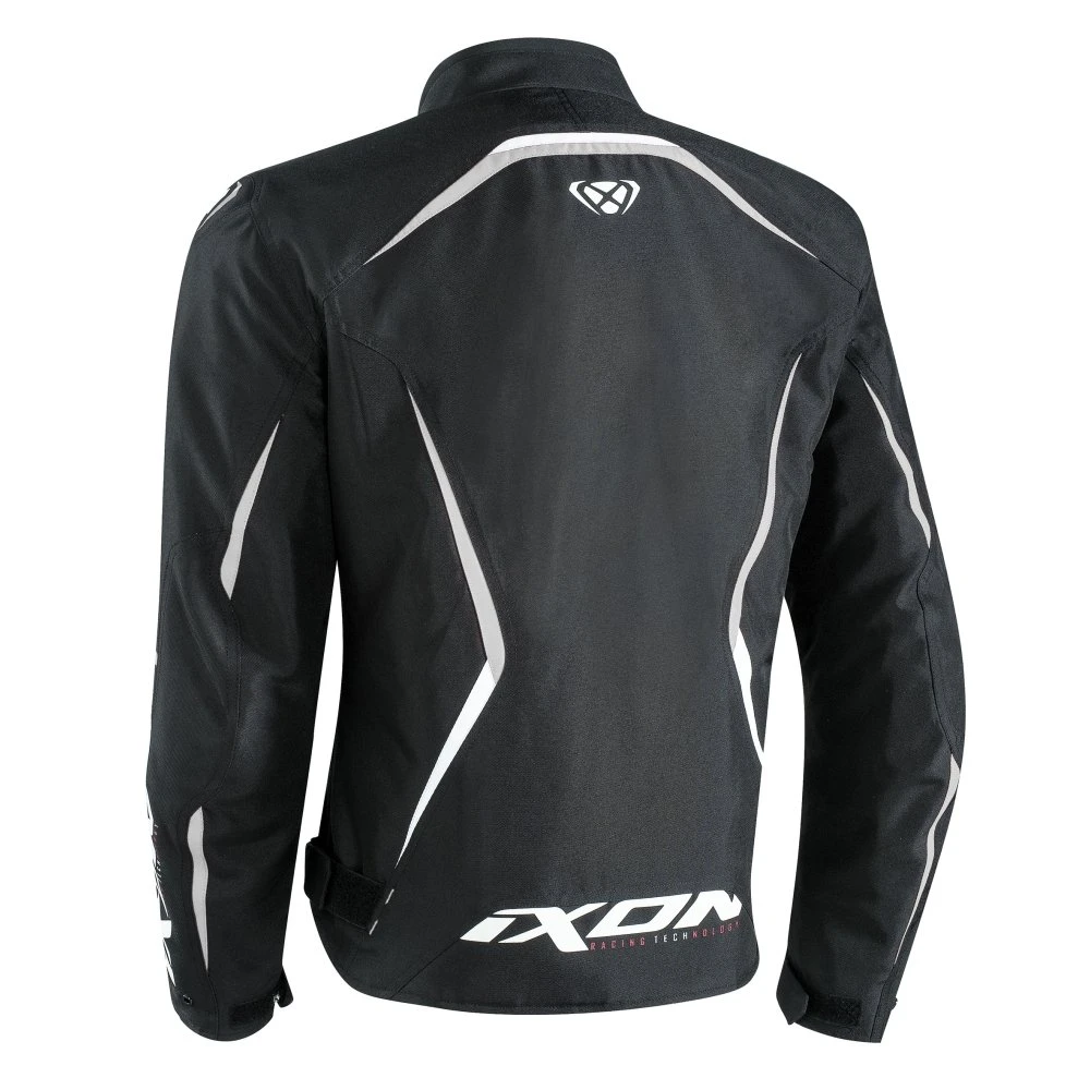 BLOUSON TEXTILE IXON SPRINTER NOIR/BLANC 2 BLOUSON TEXTILE IXON SPRINTER NOIR/BLANC – Image 2