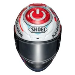 CASQUE FIBRE SHOEI NXR MARQUEZ POWER UP TC1 -Équipement De Cyclisme moto axxe casque integral fibre shoei nxr marquez power up tc 1 93 piste face