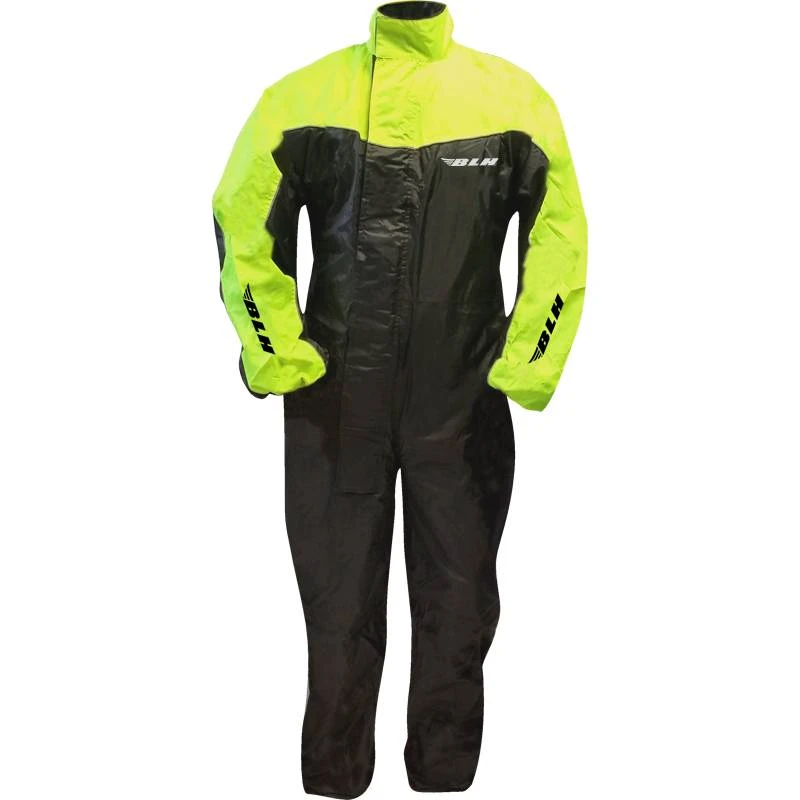 COMBINAISON ANTI-PLUIE BLH DOUBLEE HAUTE VISIBILITE NOIR/JAUNE 1 COMBINAISON ANTI-PLUIE BLH DOUBLEE HAUTE VISIBILITE NOIR/JAUNE