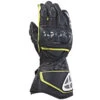 GANTS RACING CUIR IXON RS CIRCUIT HP NOIR/JAUNE