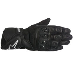 GANTS RACING CUIR ALPINESTARS SP AIR -Équipement De Cyclisme moto axxe gants racing cuir perfore ventile alpinestars sp air noir piste