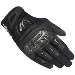 GANTS COURTS TEXTILE ALPINESTARS SMX-2 AIR V2 CARBONE