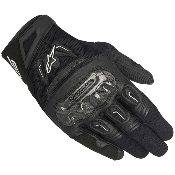 GANTS COURTS TEXTILE ALPINESTARS SMX-2 AIR V2 CARBONE 1 GANTS COURTS TEXTILE ALPINESTARS SMX-2 AIR V2 CARBONE