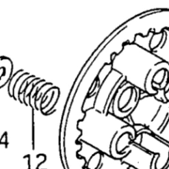 SUZUKI PLATEAU DE PRESSION D’EMBRAYAGE