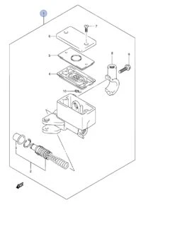 SUZUKI MAITRE CYLINDRE FREIN AVANT DL/GSF/GSR/GSX/SV