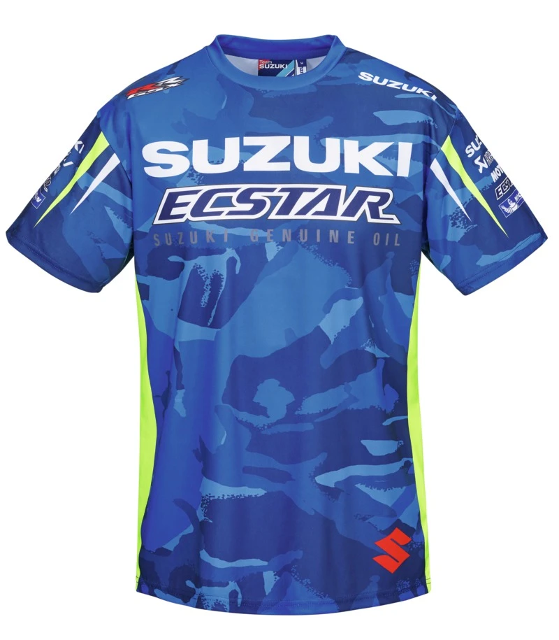 SUZUKI T-SHIRT TEAM MOTO GP FULL PRINT 1 SUZUKI T-SHIRT TEAM MOTO GP FULL PRINT