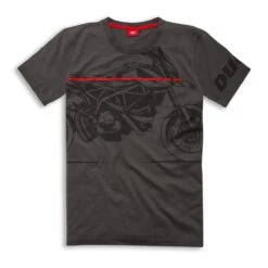 T-SHIRT RED LINE DUCATI