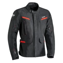 VESTE IXON SUMMIT 2 NOIR/ROUGE